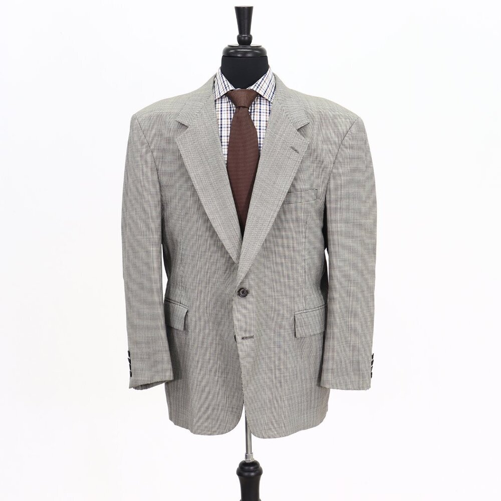 Gant 48R Gray HT 2-Button Sport Coat Blazer Jacket G350